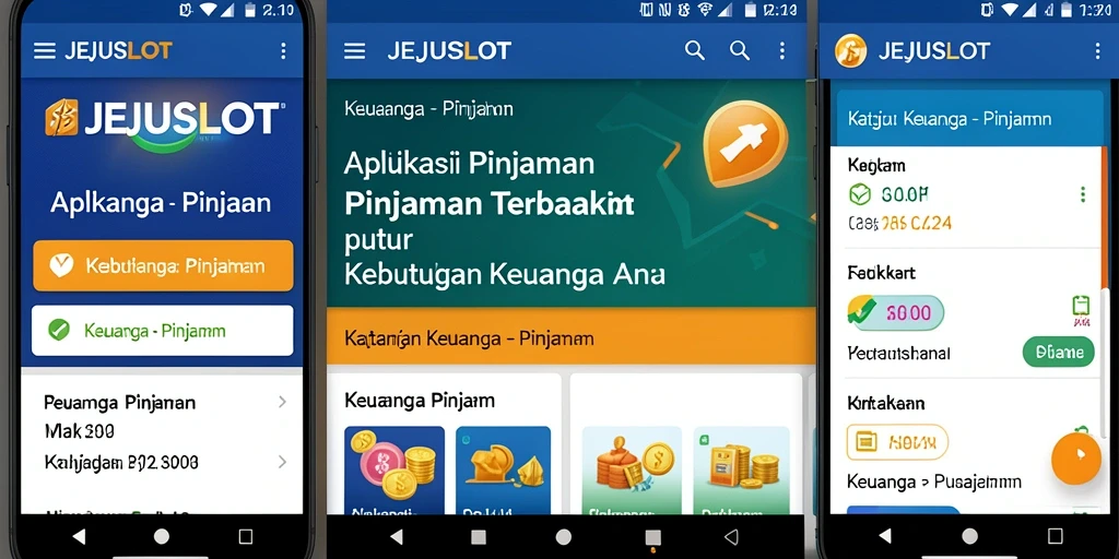 Tampilan antarmuka aplikasi JEJUSLOT yang intuitif dan menarik.