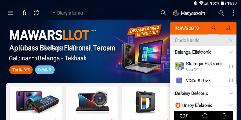 Tampilan antarmuka MAWARSLOT yang menarik dan mudah digunakan.
