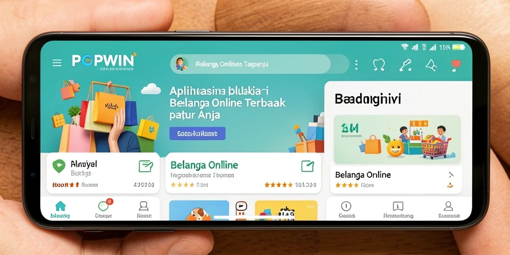 Tampilan antarmuka aplikasi POPWIN yang user-friendly.