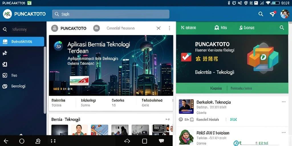 Antarmuka modern dan intuitif PUNCAKTOTO untuk berita teknologi.
