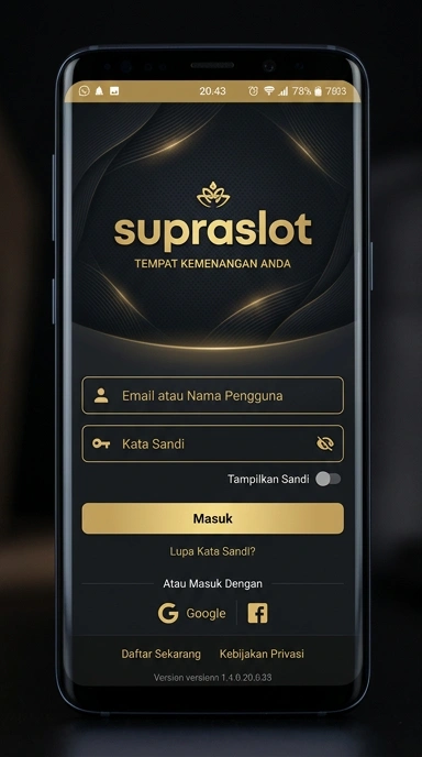 Panduan Masuk Akun Supraslot untuk Pengguna Android